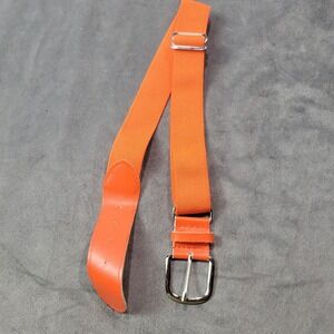 Champro Brute Belt Kid Orange Elastic Baseball Softball Leather Tab Adjust 24-48
